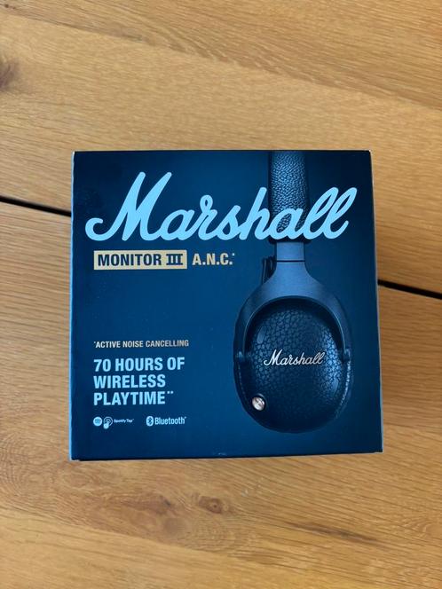 Marshall Monitor 3 draadloze koptelefoon NIEUW, Audio, Tv en Foto, Koptelefoons, Nieuw, Overige merken, Draadloos, Bluetooth, Surround