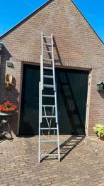 Ladder uischuibaar 3 delig serie Alpe, Doe-het-zelf en Verbouw, Ladders en Trappen, Ophalen, Gebruikt, Ladder, Opvouwbaar of Inschuifbaar