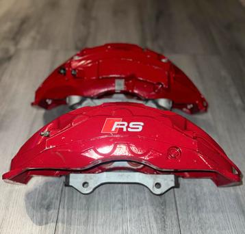 Audi RS Rode Akebono Keramische Remklauwen | Carbon Ceramic beschikbaar voor biedingen
