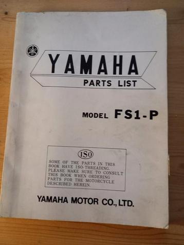 Yamaha FS1-P Onderdelenlijst beschikbaar voor biedingen