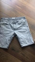 Stoere grijze jack & jones spijker shorts maat L  in perfect, Kleding | Heren, Spijkerbroeken en Jeans, Grijs, Ophalen of Verzenden