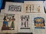 Papyrussen uit Egypte., Ophalen of Verzenden