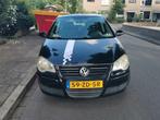 Volkswagen Polo 1.4 16V 59KW 2008 Zwart, Auto's, Voorwielaandrijving, 4 cilinders, Zwart, Bedrijf