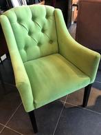 4x STOFFEN ARMSTOEL appelgroen – STOEL ZETEL – Flamant, Huis en Inrichting, Ophalen, Overige kleuren, Wilms, Zo goed als nieuw