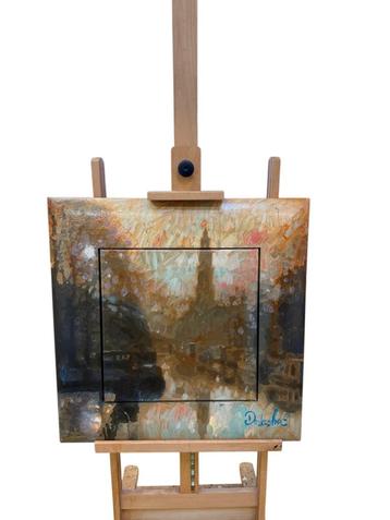 Ingeschilderd giclée van de Wester toren beschikbaar voor biedingen