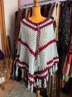 Poncho gehaakt, gebreide poncho, hippie, boho, festival, Ophalen of Verzenden, Nieuw