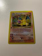Charizard 1st edition base set, Hobby en Vrije tijd, Verzamelkaartspellen | Pokémon, Verzenden, Zo goed als nieuw