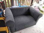 Blauwe 1,5 zitsbank, Ophalen, Tweepersoons, 75 tot 100 cm, Minder dan 150 cm