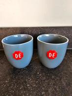 Douwe Egberts D.E koffie bekers 2 stuks Nieuw, Ophalen, Nieuw, Overige stijlen, Kop(pen) en/of Schotel(s)