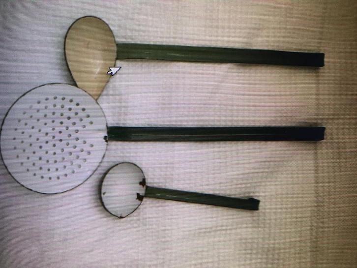 opscheplepels emaille, Antiek en Kunst, Antiek | Emaille, Ophalen