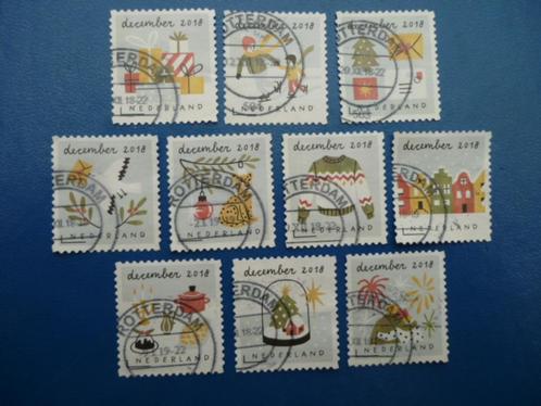 Kerstzegels 2018 gestempeld los te koop NVPH 3698 - 3707, Postzegels en Munten, Postzegels | Nederland, Gestempeld, Verzenden