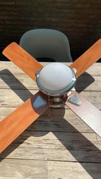 Plafond ventilator inclusief lamp., Witgoed en Apparatuur, Ventilatoren, Ophalen of Verzenden, Gebruikt, Plafondventilator