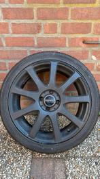 Mine one 1 losse velg met band 4x100, Ophalen, 17 inch, 205 mm, Zomerbanden