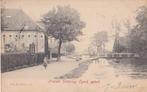 Nieuwe Wetering 1904 Omgeving Openbare School brug mensen, Verzenden, Voor 1920, Gelopen, Zuid-Holland