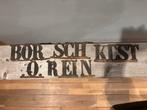 Oude Metalen Letters - Industrieel Decor, Ophalen of Verzenden, Gebruikt