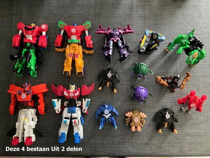 Transformers Div. 01 - 2 delen bots + kleintjes en meer, Verzamelen, Transformers, Gebruikt, Overige generaties, Ophalen