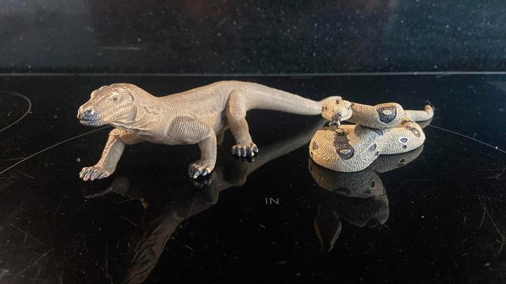 Schleich Reptielen., Verzamelen, Dierenverzamelingen, Zo goed als nieuw, Beeldje of Figuurtje, Paard, Ophalen of Verzenden