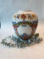 Royal Goedewaagen Vaas Bloemmotief Delft Antiek 2214, Ophalen of Verzenden