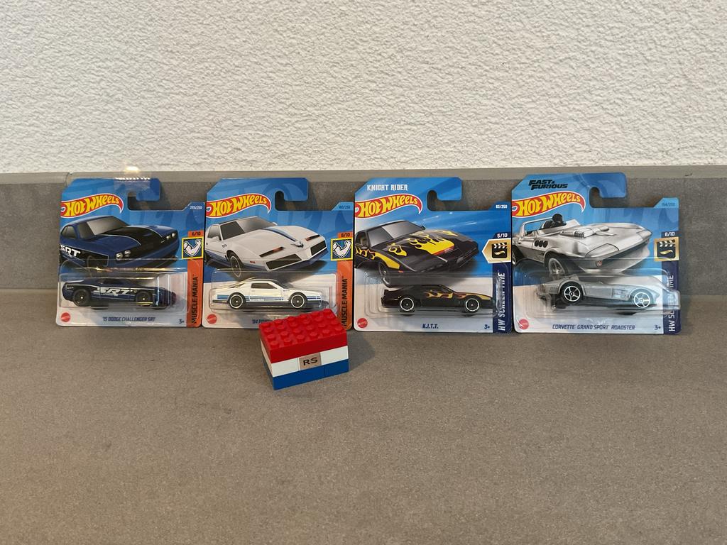 4x Hot Wheels - Muscle Mania en Screen Time - Nieuw !, Ophalen of Verzenden, Nieuw, Auto