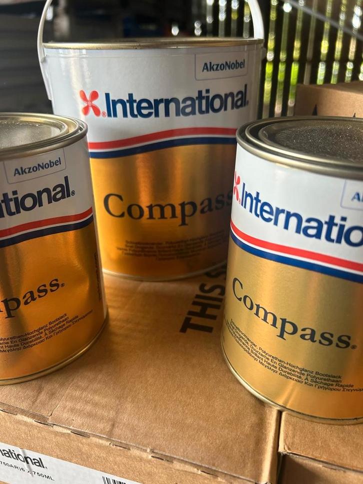 International Compass Bootlak - Nieuw 750ml en 2.5 Liter, Doe-het-zelf en Verbouw, Verf, Beits en Lak, Nieuw, Lak, Minder dan 5 liter