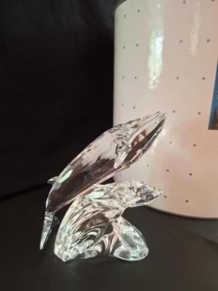 Swarovski Walvissen, Verzamelen, Swarovski, Zo goed als nieuw, Figuurtje, Ophalen of Verzenden