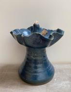 Olielamp/ Kandelaar Blauw Keramiek, Overige materialen, Gebruikt, Blauw, Ophalen of Verzenden