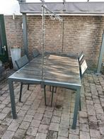 Tuinset metaal, Tuin en Terras, Ophalen, Gebruikt, Overige materialen