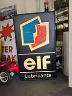 Vintage Elf Lubricants Lichtbak Reclamebord, Ophalen, Gebruikt, ., Lichtbak of (neon) lamp