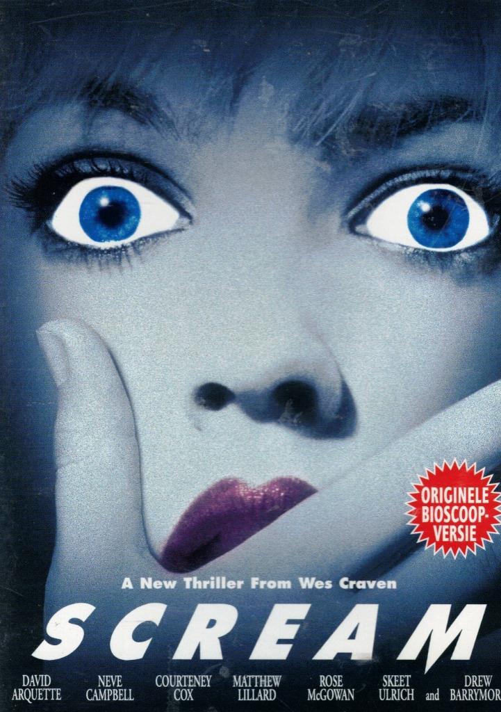 Scream - Wes Craven, Cd's en Dvd's, Dvd's | Horror, Zo goed als nieuw, Vanaf 16 jaar, Ophalen of Verzenden