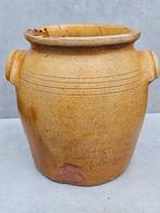 Antieke Franse Inlegpot - Brocante Stijl, Antiek en Kunst, Antiek | Keramiek en Aardewerk, Ophalen of Verzenden