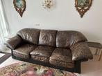 Natuzzi leren bankstel, Huis en Inrichting, Ophalen, Gebruikt, 100 tot 125 cm, Leer