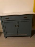 Kastje ,stereomeubel ,grootmoeders tijd met marmeren blad, Ophalen, Zo goed als nieuw, 25 tot 50 cm, 50 tot 100 cm