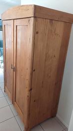 Grenen kledingkast, Ophalen, 70 tot 120 cm, Zo goed als nieuw, 170 cm of meer