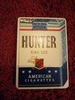 Hunter American cigarettes kalender, Verzamelen, Rookartikelen, Aanstekers en Luciferdoosjes, Ophalen of Verzenden, Zo goed als nieuw