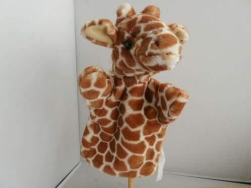 Handpop Giraffe met gevlekte snoet, Ophalen of Verzenden, Zo goed als nieuw, Overige typen