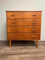 Jaren ’60 Deens design ladekast – fineer – retro dressoir, Huis en Inrichting, Kasten | Dressoirs, Ophalen, Nieuw, 50 tot 100 cm