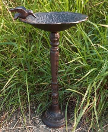 Staand Vogelbad Vogel Voederschaal Gietijzer Nieuw  beschikbaar voor biedingen