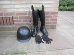 Paardrijlaarzen, cap, zweep en handschoenen dames, Ophalen, Gebruikt, Dressuur, Dames