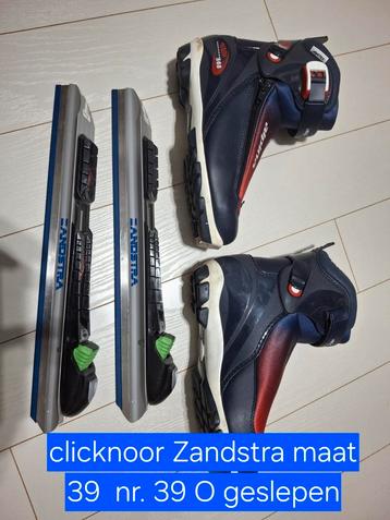 Clicknoor Zandstra maat 39 klapschaats beschikbaar voor biedingen