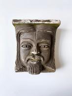 Sculptuur reliëf hoofd console beeld keramiek decoratie, Antiek en Kunst, Kunst | Beelden en Houtsnijwerken, Ophalen of Verzenden