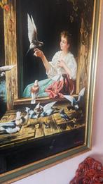 Eugène Maes Kopie - Olieverf maar net zo mooi, Antiek en Kunst, Kunst | Schilderijen | Klassiek, Ophalen