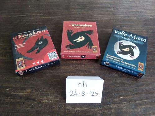 Kaartspel - Setje Weerwolven, Hobby en Vrije tijd, Gezelschapsspellen | Kaartspellen, Gebruikt, Vijf spelers of meer, Ophalen of Verzenden