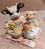 1993 Mary Moo Moos - keramisch beeldje vintage koe, Ophalen of Verzenden, Zo goed als nieuw, Dier