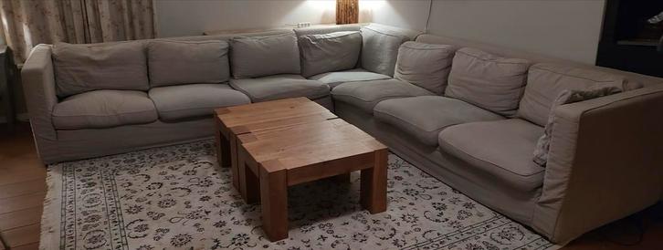 Luxe grote Linteloo Hoekbank bank gratis, Huis en Inrichting, Banken | Bankstellen, Gebruikt, Hoekbank, Vierpersoons of meer, 300 cm of meer