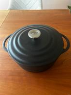 Zwarte, weinig gebruikte gietijzeren Vivo pan Villeroy&Boch, Ophalen of Verzenden, Zo goed als nieuw, Gietijzer, Koekenpan of Braadpan