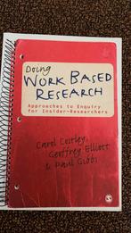Doing work based research Costley, Elliot, Gibbs, Boeken, Ophalen of Verzenden, Zo goed als nieuw