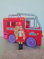Barbie Mattel Chelsea brandweerwagen met brandweer Chelsey, Ophalen of Verzenden, Zo goed als nieuw, Barbie