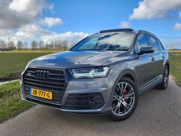 Audi Q7 3.0 TDI quattro S-line + 7persoons|PANO|DEALERONDERH beschikbaar voor biedingen