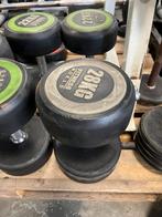 1 x 28 kg rubberen dumbell gewicht, Gebruikt, Ophalen of Verzenden, Dumbbell