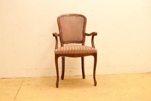 Selva Stoel met armleuning 46588, Huis en Inrichting, Stoelen, Gebruikt, Eén, Hout, Bruin, Ophalen of Verzenden